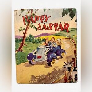 Vintage- Happy Jaspar children’s book by Susan Wheeler- 1945- First Edition